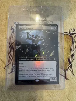 MTG: Agent Venom (Extended Art) FOIL Marvel's Spider-Man Foil -Ships Immediately - Image 1