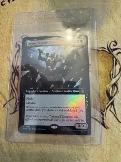 MTG: Agent Venom (Extended Art) FOIL Marvel's Spider-Man Foil -Ships Immediately - Image 2