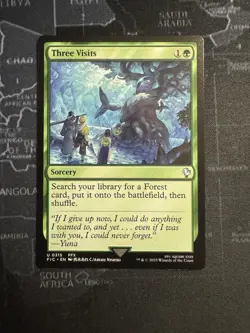 Three Visits - 315 - NM - Commander: FINAL FANTASY - MTG - Image 1