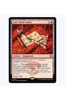 MTG Cori-Steel Cutter 103 Regular Rare Tarkir: Dragonstorm - Image 1