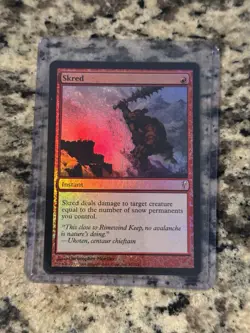 Skred - Foil ColdSnap Magic mtg Light Play, English x1 - Image 1