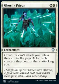 MTG Ghostly Prison (87/199) Innistrad Crimson Vow Commander NM - Image 1