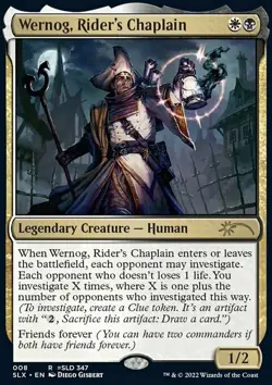 MTG Magic the Gathering Wernog, Rider's Chaplain (8/24) Universes Within NM - Image 1