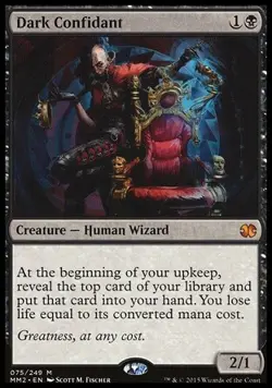 MTG Magic the Gathering Dark Confidant (75/265) Modern Masters 2015 NM - Image 1