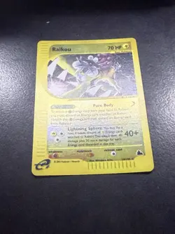 Raikou 28/144 Skyridge 2003 Reverse Holo Rare Pokemon Card TCG - Image 4