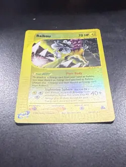 Raikou 28/144 Skyridge 2003 Reverse Holo Rare Pokemon Card TCG - Image 5