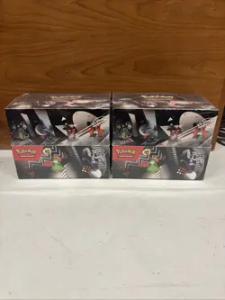 Lot 2 Pokemon Unova Black Bolt & White Flare Mini Tin Display Box FACTORY SEALED - Image 1