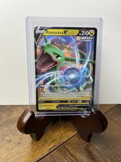 Holo Ultra Rare Rayquaza V #100/159 Crown Zenith Set Pokemon TCG - Image 1