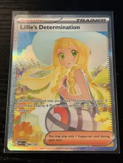 Pokemon TCG Lillie’s Determination Mega Evolution 184/132 SIR English - Image 1