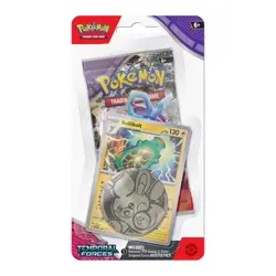Pokemon 2 Checklane Blister Packs Temporal Forces Carvanha & Bellibolt New! - Image 2