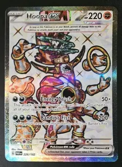 Hoopa EX 226/182 2023 Pokemon Scarlet & Violet Paradox Rift Ultra Rare Full Art - Image 1