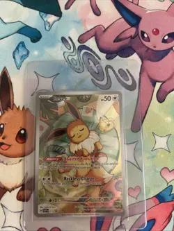 Pokemon TCG Eevee 173 Holo Promo Prismatic Evolutions Perfect Condition - Image 1