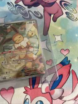 Pokemon TCG Eevee 173 Holo Promo Prismatic Evolutions Perfect Condition - Image 3