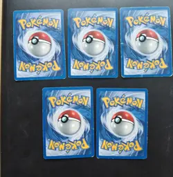 5x 1. Edition Dschungel Pokemon Karten Sammlung | DE | Bespielt Vintage Pokemon - Image 2