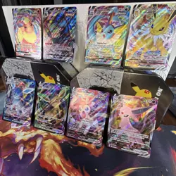 Pokemon TCG Umbreon Flareon Vaporeon Jolteon Glaceon Leafeon Sylveon Espeon VMAX - Image 2