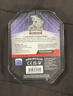 Pokemon TCG: Tyranitar Triple Whammy Collectors Tin - Factory Sealed - Image 2