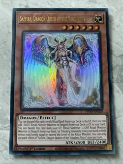 Yugioh - Saffira, Dragon Queen of the Voiceless Voice - PHNI-EN020 - Ultra Rare - Image 1