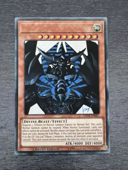 YuGiOh! Obelisk The Tormentor TN19 - Error Misprint No Name No Imprint NM - Image 2