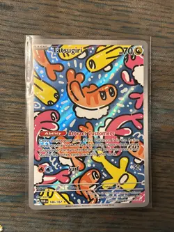 Pokemon TCG Tatsugiri Twilight Masquerade Illustration Rare Card 186/167 - Image 1