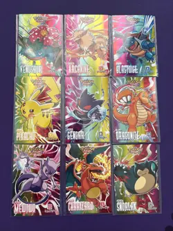 Pokemon Database Attacks Rare Rainbow Cracked Ice Variant (x9) Cards. Gengar - Image 1