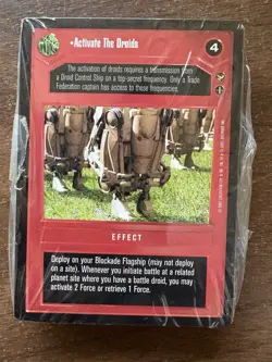 Star Wars CCG Theed Palace Common Set Complete 40 Cards Near Mint Unplayed - Image 1