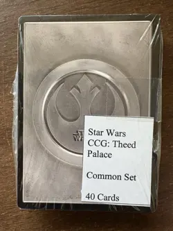 Star Wars CCG Theed Palace Common Set Complete 40 Cards Near Mint Unplayed - Image 2
