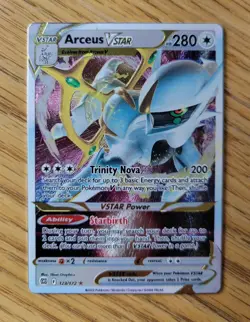 ARCEUS V STAR 123/172 AND ARCEUS V 122/172 METAL CARD POKEMON PROMO CARDS - Image 4