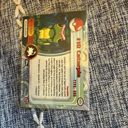 Caterpie #10 - TOPPS Black Logo - HOLO - TV SERIES 1 - POKEMON CARD - MP - Image 2