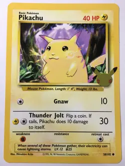 POKEMON JUMBO 5 CARD SET OF 25TH ANNIVERSARY OVERSIZED CARDS NM-SEE DESCRIPTION - Image 1