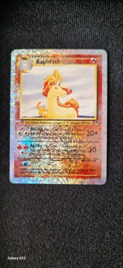 🔥Rapidash 60/110🔥 Legendary Collection Rare Holo Pokemon Card LP On Back - Image 1