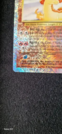 🔥Rapidash 60/110🔥 Legendary Collection Rare Holo Pokemon Card LP On Back - Image 2