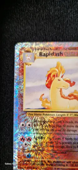 🔥Rapidash 60/110🔥 Legendary Collection Rare Holo Pokemon Card LP On Back - Image 5