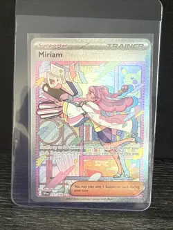 Miriam Full Art Trainer Pokemon TCG Card 251/198 Special Illustration Rare 🔥 - Image 1