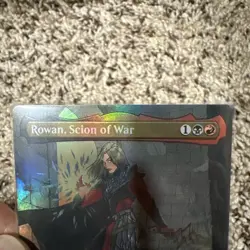 FOIL ROWAN, SCION OF WAR (BORDERLESS) Wilds Of Eldraine WOE Magic MTG MINT CARD - Image 2