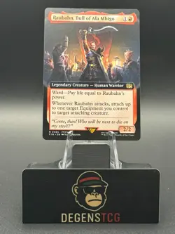 Raubahn, Bull of Ala Mhigo 0465 Extended Art Final Fantasy Regular non foil MTG - Image 1