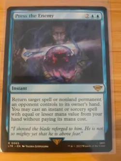 MTG Press the Enemy 0065 Lord of the Rings M/NM Free UK P&P - Image 1
