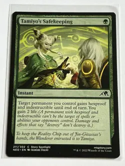 Tamiyos Safekeeping 211 MTG Kamigawa Neon Dynasty 2022 Mint - 9.0 + Non Foil - Image 2