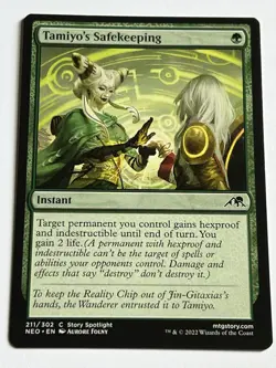 Tamiyos Safekeeping 211 MTG Kamigawa Neon Dynasty 2022 Mint - 9.0 + Non Foil - Image 4