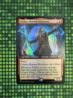 MTG Feldon, Ronom Excavator #337 Foil Extended Art Rare The Brothers’ War (BRO) - Image 1