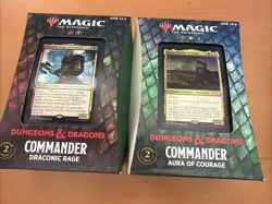 MTG Magic the Gathering Dungeons and Dragons Commander Deck Bundle - Image 1