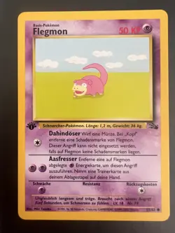 Pokemon TCG - Flegmon 55/62 Fossil Set - 1. Edition - Near Mint - Image 1