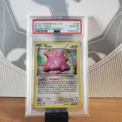 Pokemon Ditto holo Boundaries Crossed PSA 10 B&W 108/149 Low Pop Black White 108 - Image 1