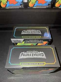 Lot of 2 PALDEA EVOLVED Elite Trainer Box ETB Scarlet & Violet Pokemon Sealed - Image 5