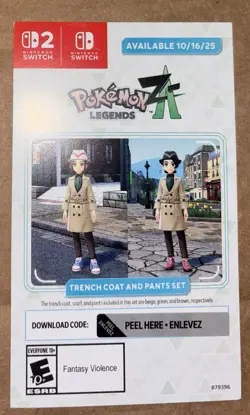 Pokemon Legends ZA trench coat and pants set code - IN HAND! - Image 1