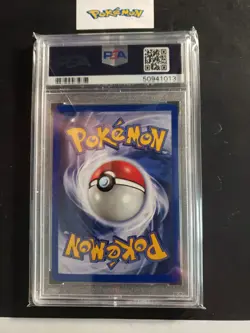 First Edition 1999 Pokemon Base Set 13/102 Poliwrath Holo PSA NM-MT 8 - Image 2