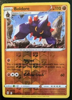 Boldore 087/203 Reverse Holo Uncommon Sword & Shield: Evolving Skies Pokemon TCG - Image 1