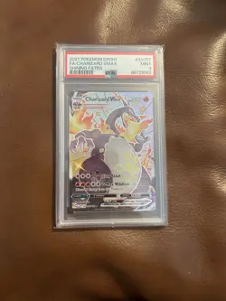 Pokemon 2021 Shining Fates Charizard VMAX SV107/SV122 PSA 9 - Image 1