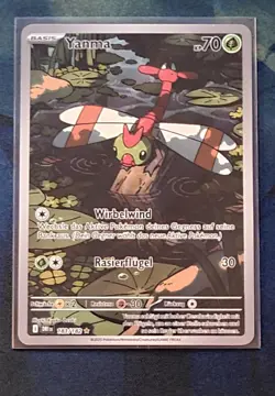 Pokemon Yanma 183/182 Ewige Rivalen Illustration Rare Holo DE NM-Mint - Image 1