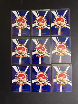 x9 Japanese Pokemon Card Lot 1996 WOTC Pocket Monsters Base Jungle Rocket Neo A1 - Image 2