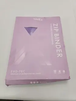 Vault X Just Purple 9-Pocket Exo-Tec Zip Binder - 360 Cards - New - Image 1